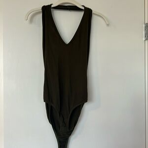 Dark green bodysuit